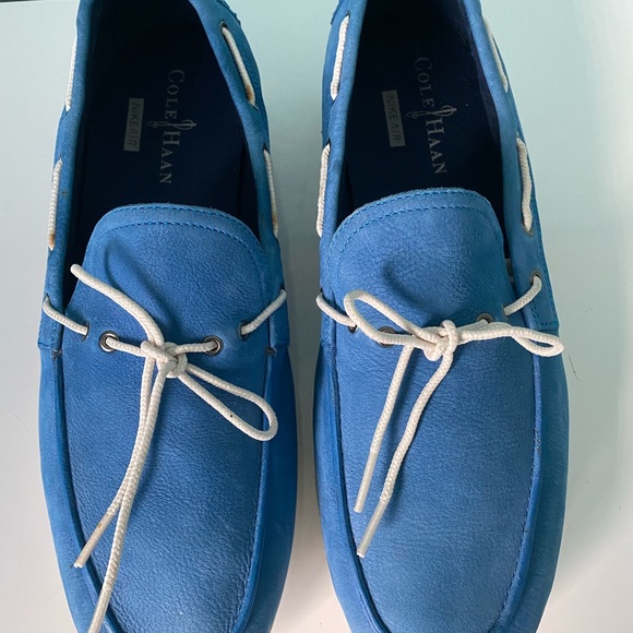 COLE HAAN Suede Boat Men’s Shoes - Picture 4 of 16